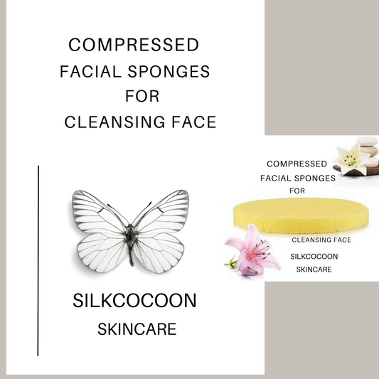 Compressed Facial Sponges - SILKCOCOON SKINCARE 