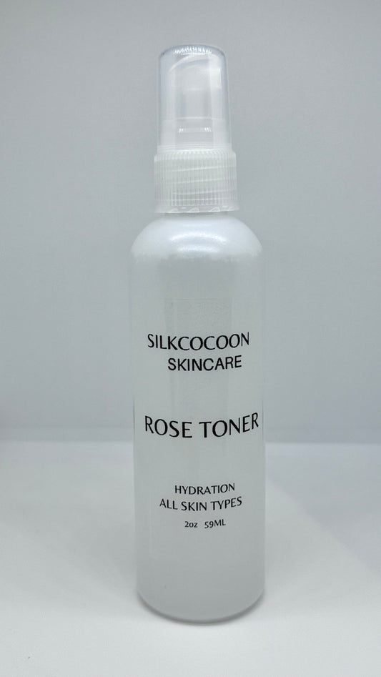 Rose Water Toner - SILKCOCOON SKINCARE 